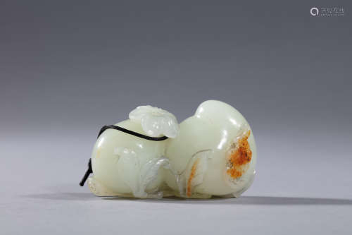 Qing Hetian jade pendant