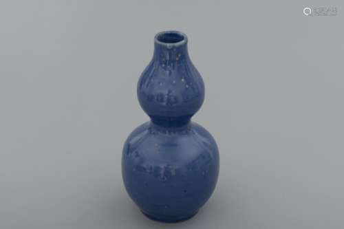 Ming Ji-blue pumpkin porcelain vase