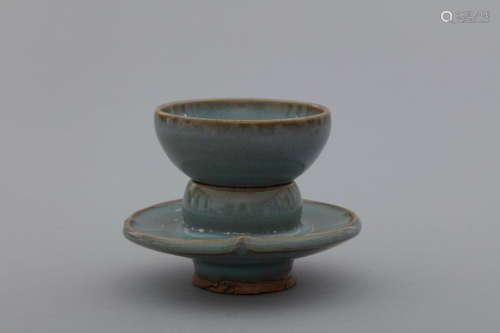 Song Junyao blue-sky ceramic tea-set
