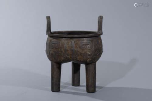 Western Zhou bronze Tripot-Ding