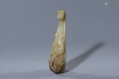 Han Hetian jade buckle hook