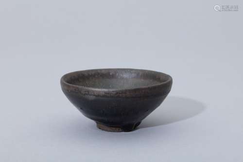 Song Jian black-glazed tea bowl with rabbit-fur design