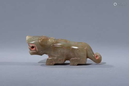 Western Zhou period jade beast