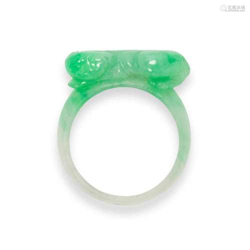 A jadeite ring