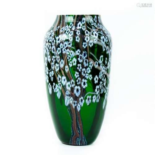 An Orient & Flume glass vase