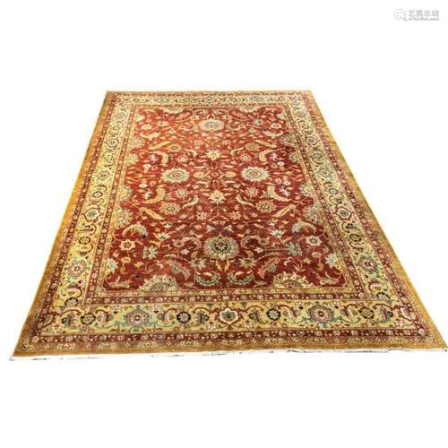 A Pakistani Oushak carpet, 9 9" x 13 9