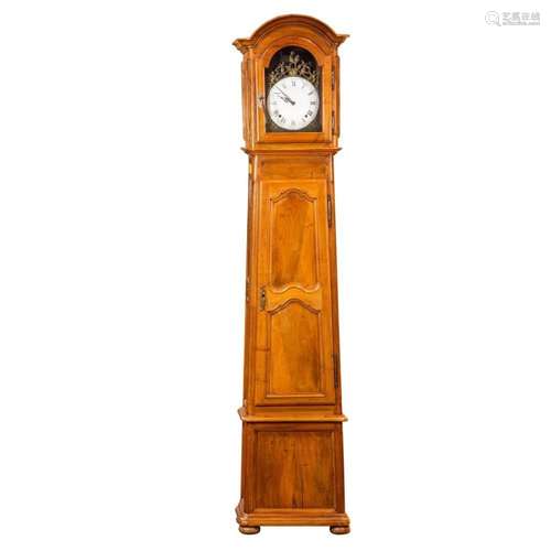 A French Louis XV tall case clock 18th century