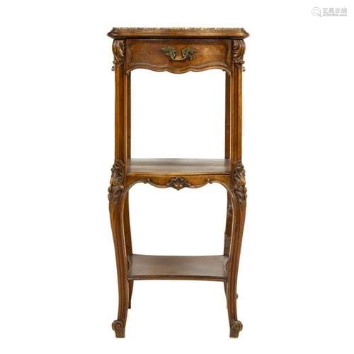 A Louis XV style bedside table circa 1900