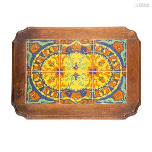 A Spanish Revival D&M Tile top table top circa 1920