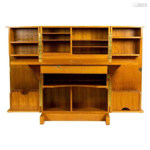 A Danish Modern Magic Box teak desk