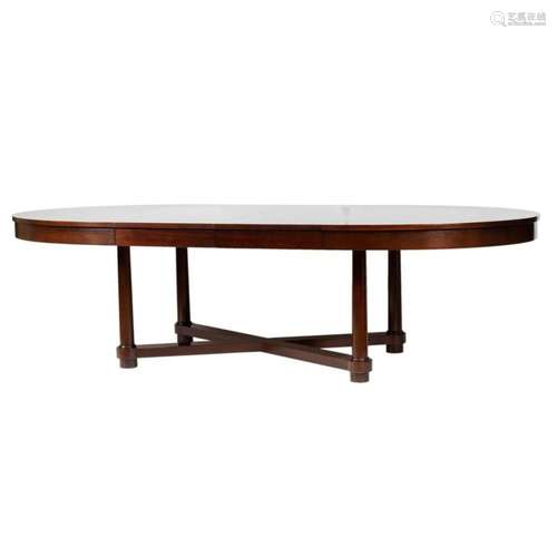 Barbara Barry for Baker mahogany dining table