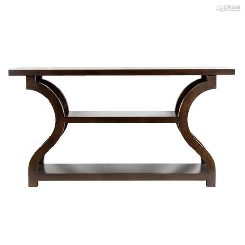 A Contemporary custom console table