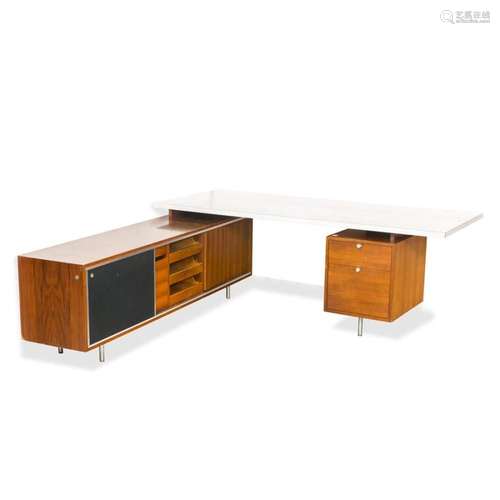 George Nelson & Associates, Executive Office Desk and Re...