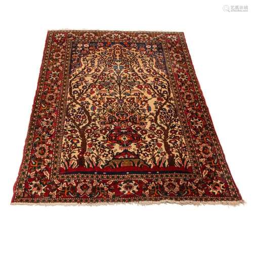 Antique Persian Bakhtiari carpet