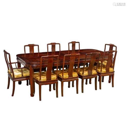 Chinese hardwood dining suite