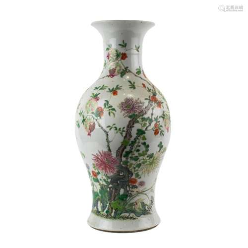 Chinese famille rose vase