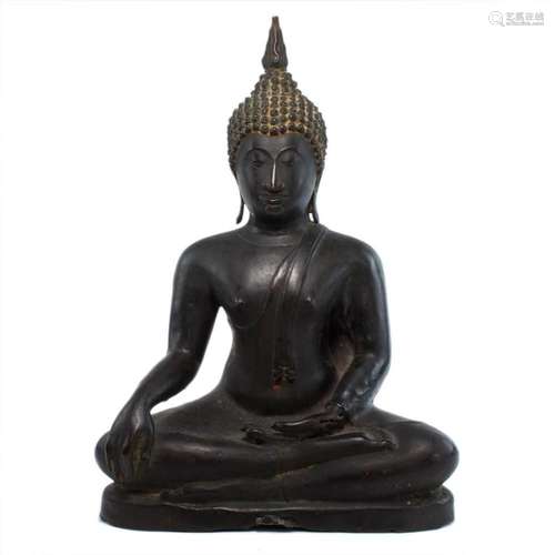 Thai Ayutthaya style bronze figure of Buddha