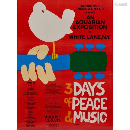 Woodstock Poster, After Arnold Skolnick