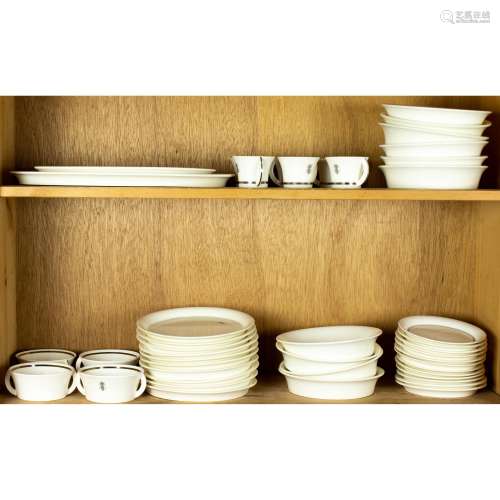 (lot of 46) Jean Luce partial porcelain table service