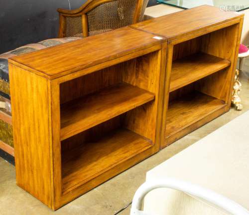 Two contemporary bookcases