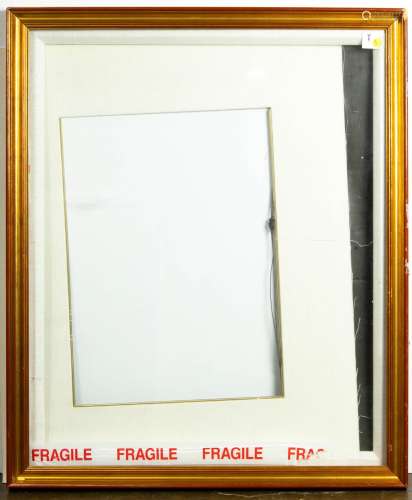 Classical style gilt frame, overall: 32