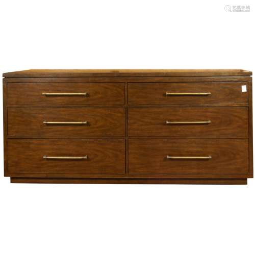 A McGuire San Francisco six-drawer dresser