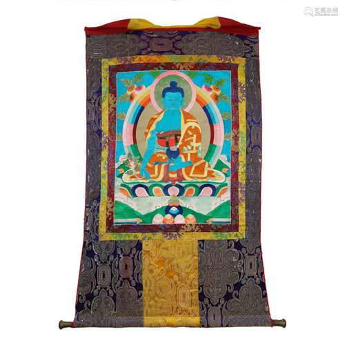 Tibetan appliqu�d thangka