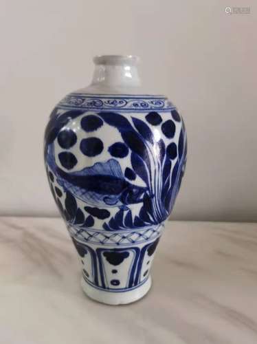 Chinese Blue and White Porcelain Vase