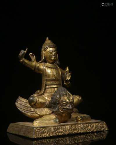 Chinese Gilt Bronze Buddha