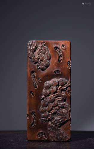 Chinese Huangyang Wood Carved Box