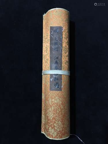 Chinese Ink Scroll