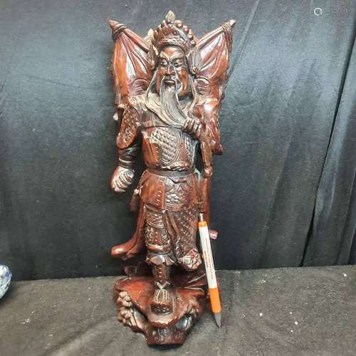 Qing Dynasty Wood Carving Guan Gong