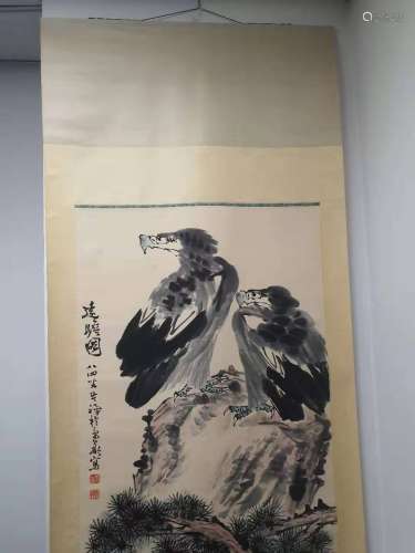 Li Kuzhan scroll painting