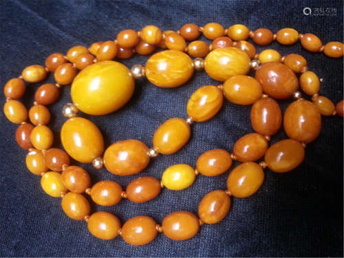 NATURAL BUTTERSCOTCH AMBER NECKLACE