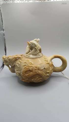 Shoushan stone dragon, teapot