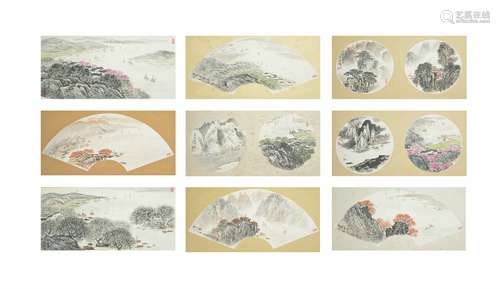 Landscape Painting Album, Song Wenzhi