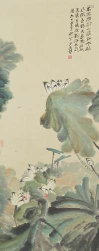 Lotus Flowers, Zhang Daqian