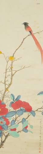 Magpie on The Plum Branch (meaning of good blessing), Yu Fei...