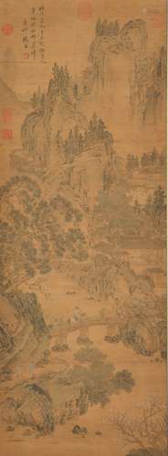 Landscape and Pavilion, Zhou Chen