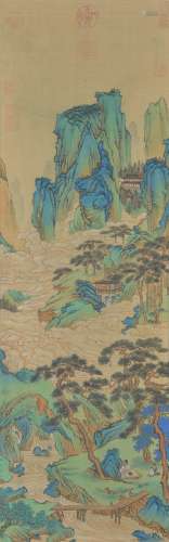 Landscape and Figure, Qiu Ying