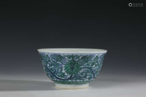 A Chinese porcelain cup