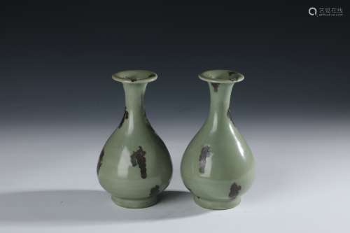 Pair of Chinese porcelain vases