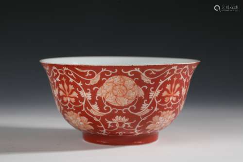 A Chinese porcelain cup