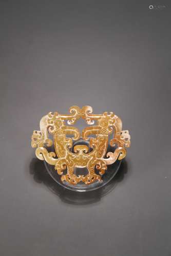 A Chinese jade pendant high ancient jade