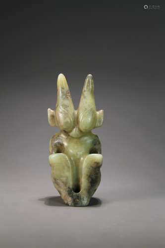 A Chinese jade pendant high ancient jade