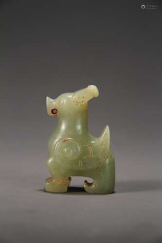 A Chinese jade pendant high ancient jade