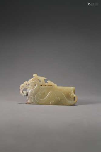 A Chinese jade pendant high ancient jade