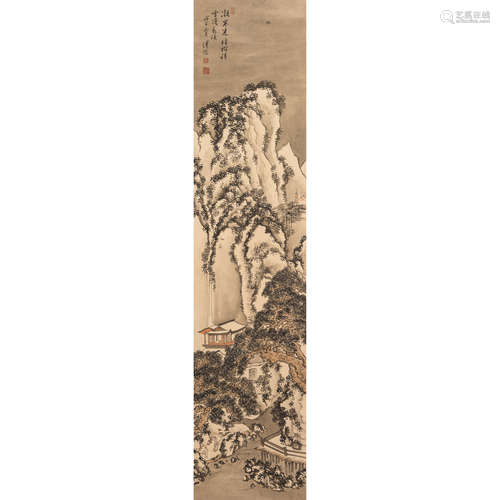 PU RU (1896-1963, ATTRIBUTED TO), LANDSCAPE