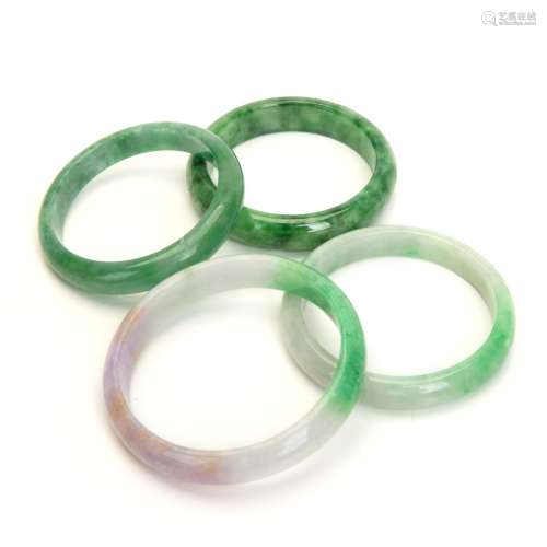 GROUP OF 4  JADE BANGLE