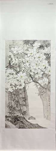 MO XIAOSONG, Chinese Flower and Bird Painting Paper Hanging ...